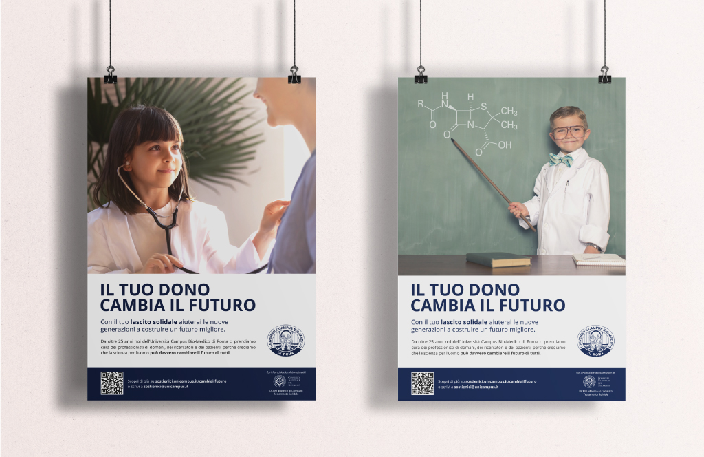 Campagna lasciti Università Campus Bio-Medico Roma